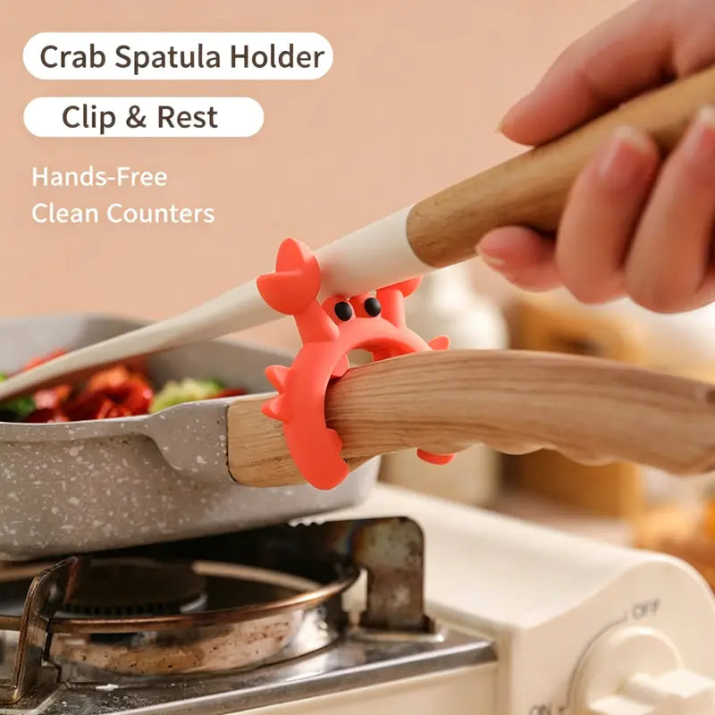 4PCS Cooking Spoon Holder for Pots, Ladles and Spatulas, Spoon and Ladle Holder