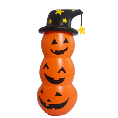 4.43ft Halloween Inflatable Pumpkin Waterproof Outdoor Decor for Parties, Gardens, Patios