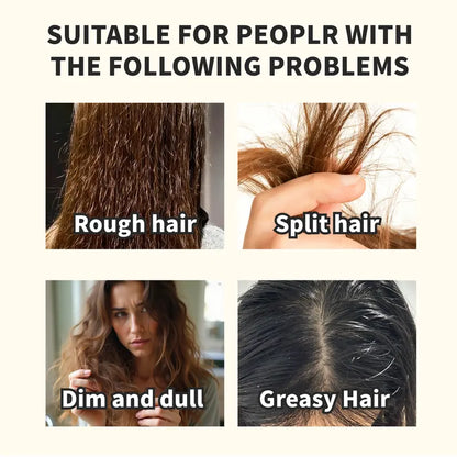 Argan & Coconut Hair Oil - Lightweight Non-Greasy Serum for Instant Smooth
