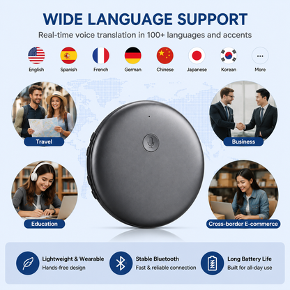 AI Intelligent Translator Multi-language Translation Simultaneous Interpretation