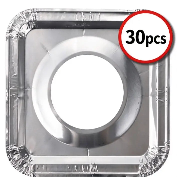 Gas Stove Burner Covers Square Oil Proof Liners for Easy Cleaning