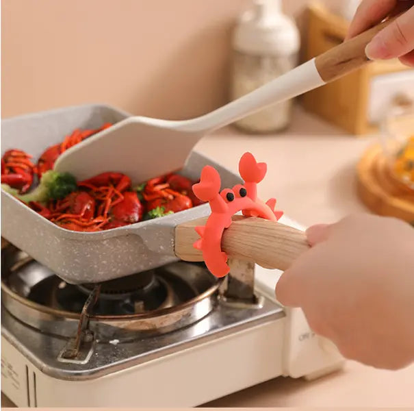 4PCS Cooking Spoon Holder for Pots, Ladles and Spatulas, Spoon and Ladle Holder