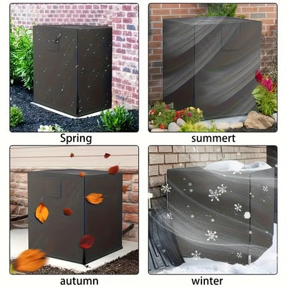 Heavy-Duty Full-Coverage Outdoor Central Air Conditioner Cover