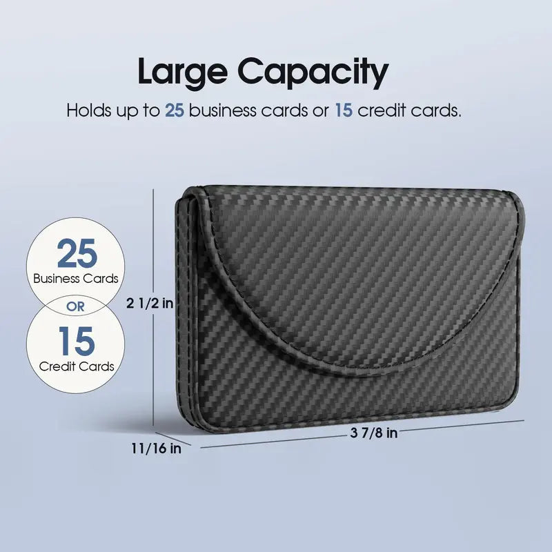 Leather Business Card Holder Walle for Men or Women