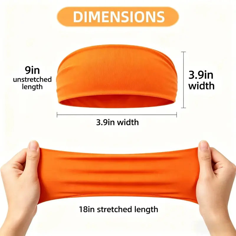 Women's Universal 12-Pack No-Slip Elastic Fashion Headband Set