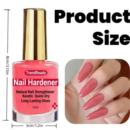 2-Pack Keratin-Infused Nail Care Liquid Coat, 4-in-1 Fast Dry