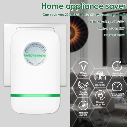 Plug-In Power Box with US Plug – 2026 Updated Design, Compatible with 90–250V Input Range