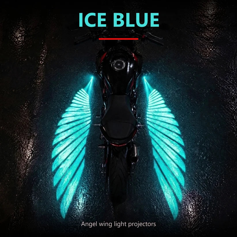 2Pcs Angel Wing Light Projectors for Motorcycles