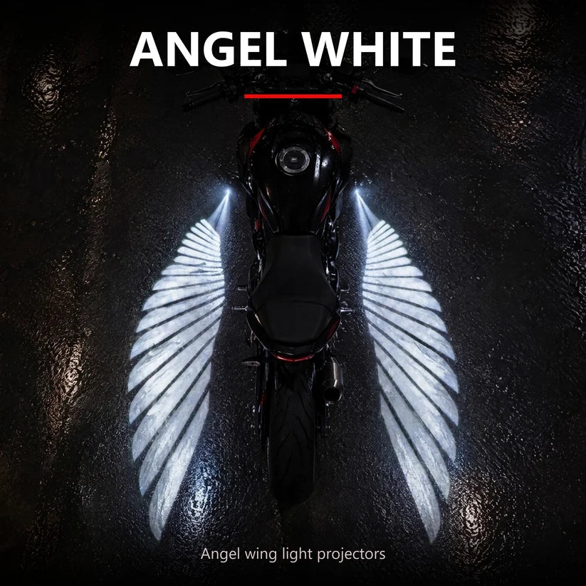 2Pcs Angel Wing Light Projectors for Motorcycles