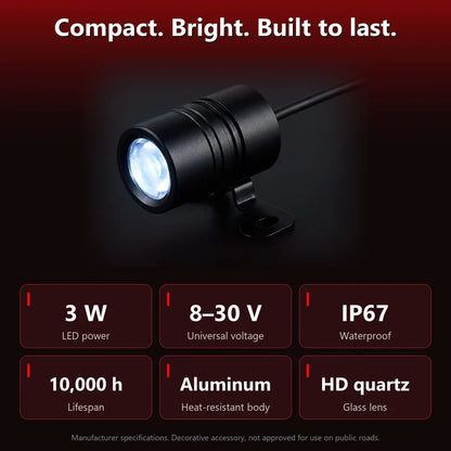 2Pcs Angel Wing Light Projectors for Motorcycles