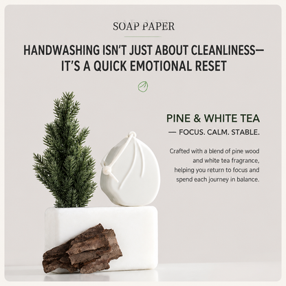 3Pcs Portable Hand Wash Sheets - Dual-layer Dissolving Paper Soap, 3 Boxes 270 Sheets