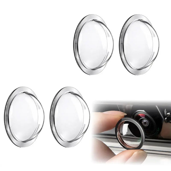 4Pcs Car Camera Lens Protector, 2026 New Clear Backup Camera Protective Sticker