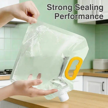 5 Pack Reusable Food Storage Bags, Leakproof & Moisture-Resistant Pouches
