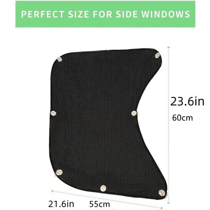 Car Side Window Sunshade, UV Protective Car Side Window Sunshade with Suction Cup