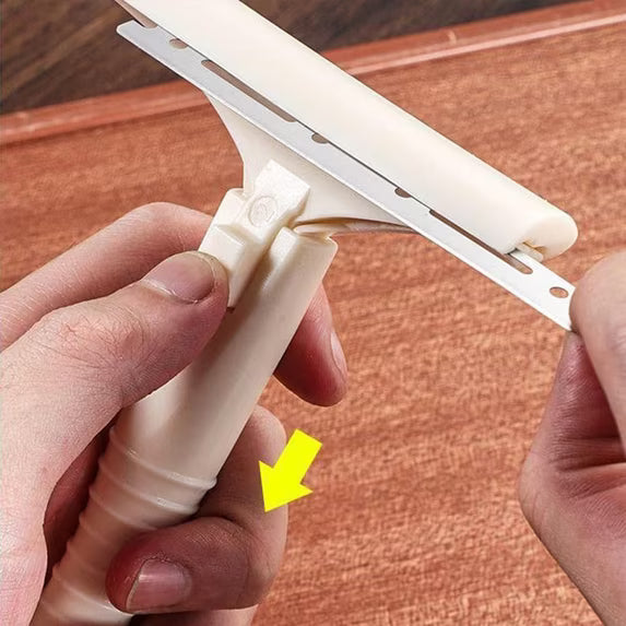 Stainless Steel Meat Scraper – Easy Fat & Fascia Removal Tool for Beef & Pork