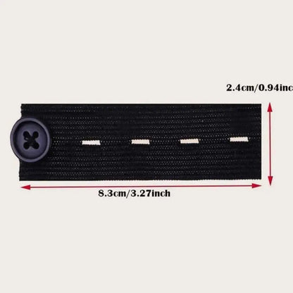 Waist Extender Button, 12pcs Elastic Waistband Extender Button