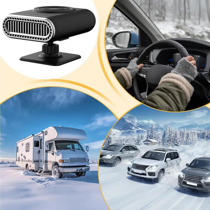 12V Portable Car Heater Power, Adjustable Defogging Windshield Demister