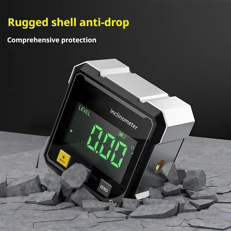 Magnetic Digital Angle Finder with Dual Laser Guide & 360°