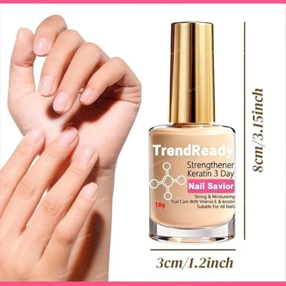 2 PCS Nail Hardener for Weak Nails, Fast‑Drying Long‑Lasting