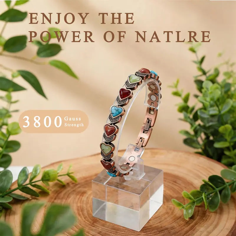 Copper Anklet for Women Magnetic Ankle Bracelet 3800 Gauss Magnets