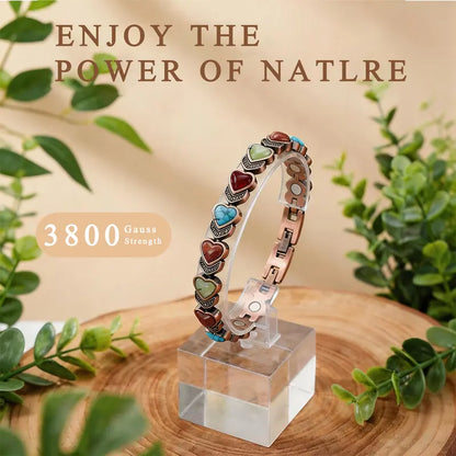 Copper Anklet for Women Magnetic Ankle Bracelet 3800 Gauss Magnets