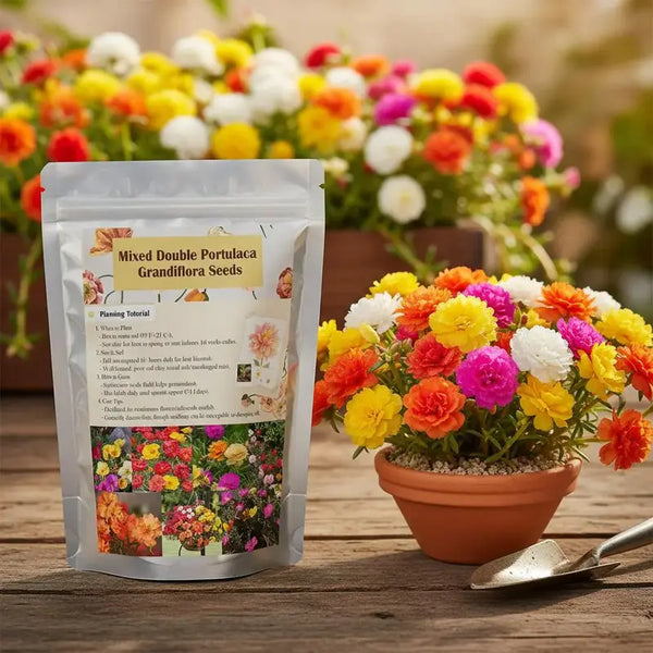 10000 +PCS (Moss Rose) Seeds -Mixed Double Portulaca Grandiflora Seeds
