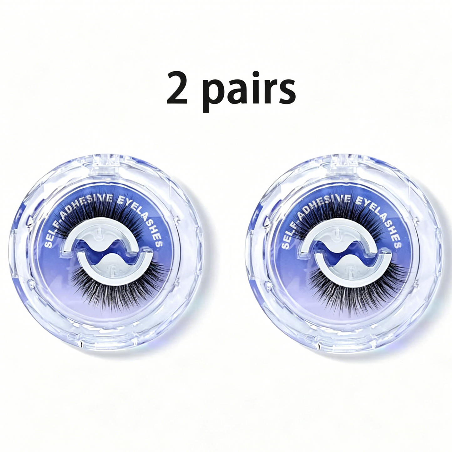 Self Adhesive Eyelashes Reusable Thick & Natural Style Lashes, Waterproof, Reusable, Glue-Free