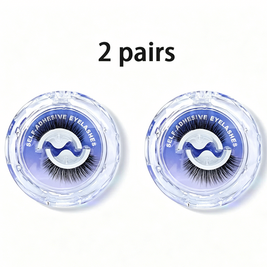 Self Adhesive Eyelashes Reusable Thick & Natural Style Lashes, Waterproof, Reusable, Glue-Free