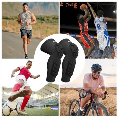 1 Pair Sports & Work Knee Pads with Shin & Calf Guards for Construction