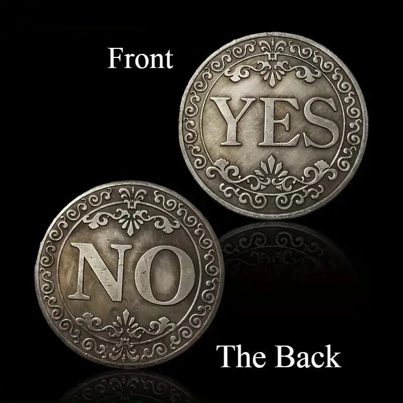 2PCS Yes No Decision Maker Lucky Coin
