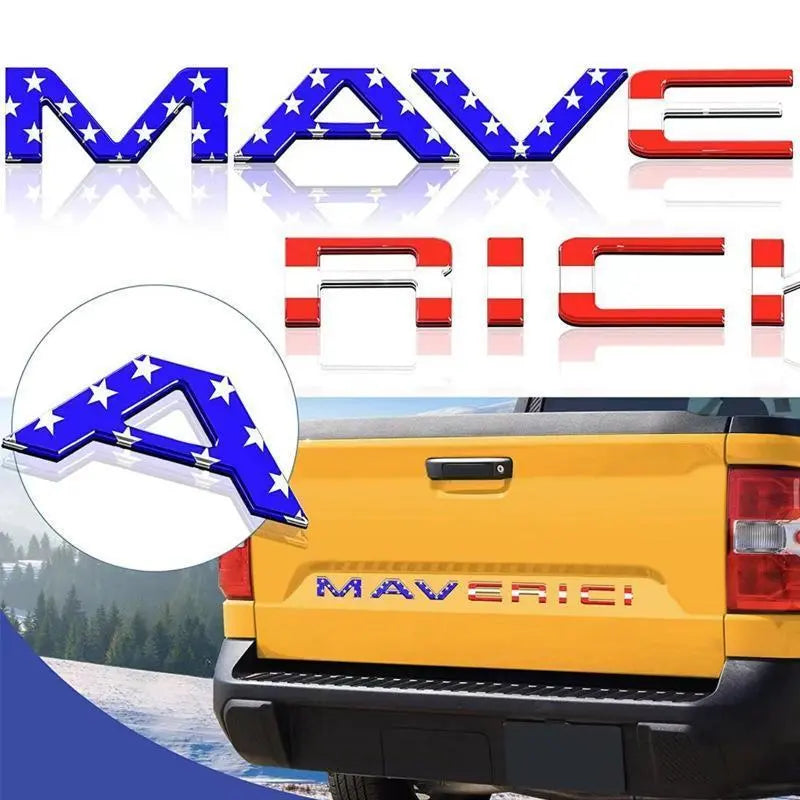 Tailgate Letter Inserts - Compatible with 2022-2026 Ford Maverick