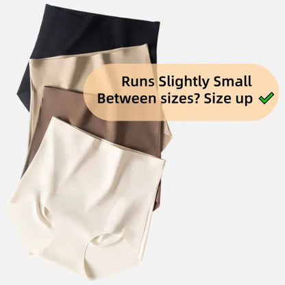 5Pcs Women's Classic Panties, 5-Pack Seamless High Waist Essential Underweare, Full Coverage No Show