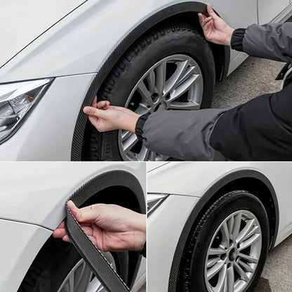 4 Roll Carbon Fiber Car Anti-Scratch Wheel-Arch Trim Strip