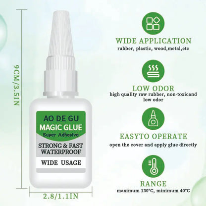 2PCS Fast-Setting Super Glue, Ideal for Projects and Repair