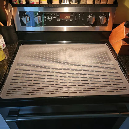 Heat-Resistant Silicone Stove Cover Mat & Utensils – Non-Slip Protector