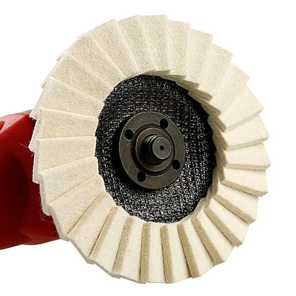 3PCS 5Inch Wool Polishing Wheels Set for Angle Grinders