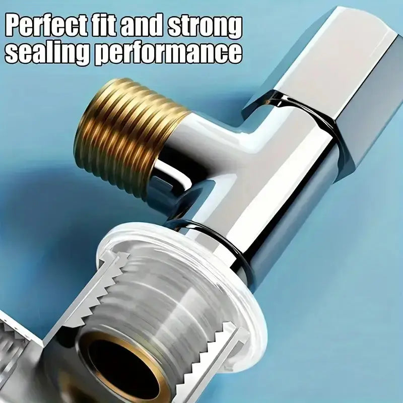 50-Piece Silicone Gasket Set for Faucets and Sanitary Equipment, Leak-Proof Rubber Seals