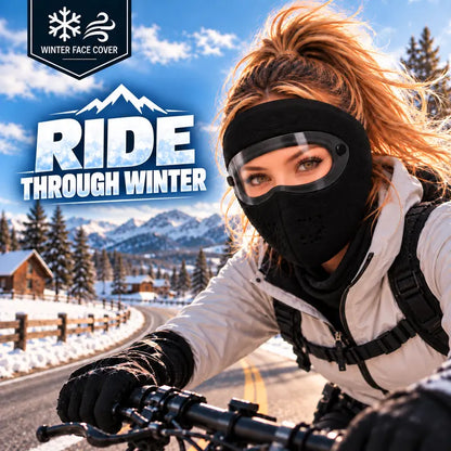 2PCS Winter Face Mask with Detachable Goggles, Windproof Thermal