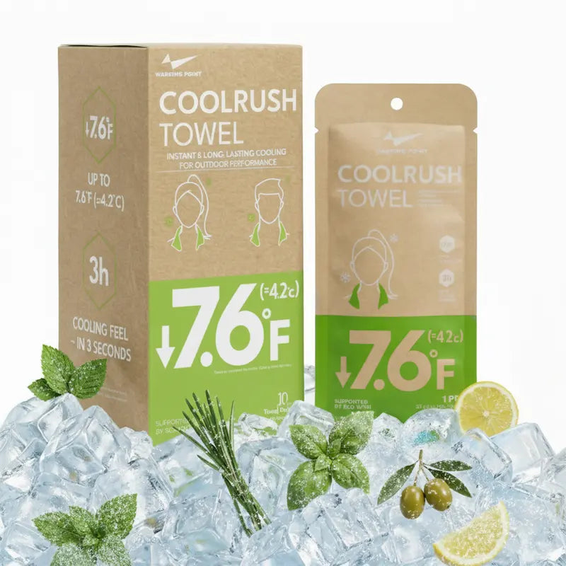 5PCS Cool Towel, Cooling Neck Wraps, Ice Towel, Instant & Long-Lasting Cooling