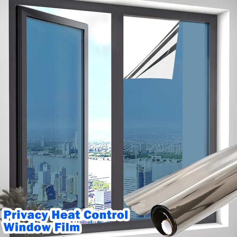 Window Privacy Film, Reusable and Leaves No Adhesive Residue