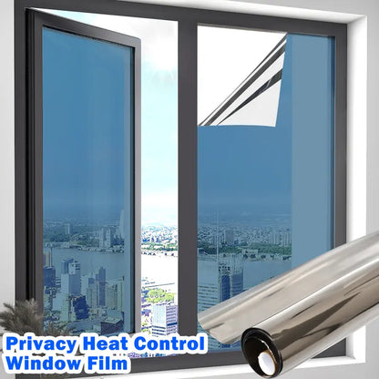 Window Privacy Film, Reusable and Leaves No Adhesive Residue
