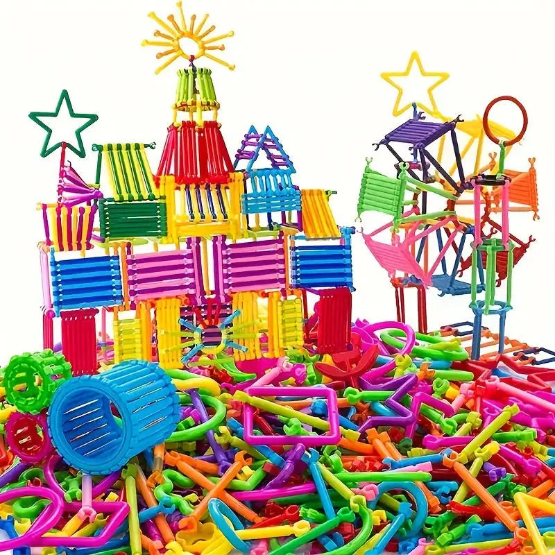 200pcs/set Random Color & Shape Magic Wand Building Block Set