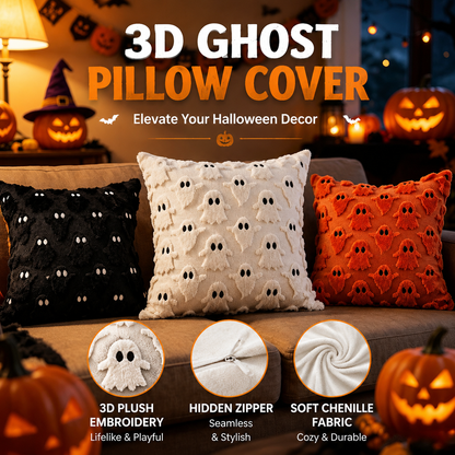 3Pcs Halloween Pillow Covers 18x18 inch Halloween Decor