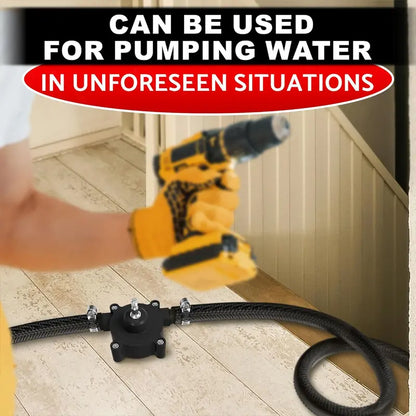 Mini Electric Drill Pump Portable Hand Drill Powered Water Pump Diesels Oil Fluid Water