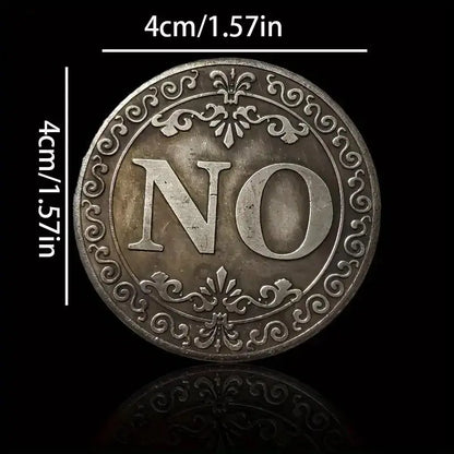 2PCS Yes No Decision Maker Lucky Coin