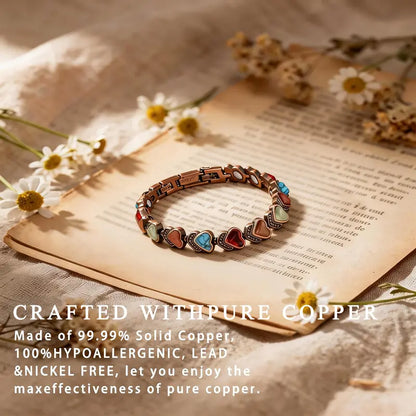 Copper Anklet for Women Magnetic Ankle Bracelet 3800 Gauss Magnets