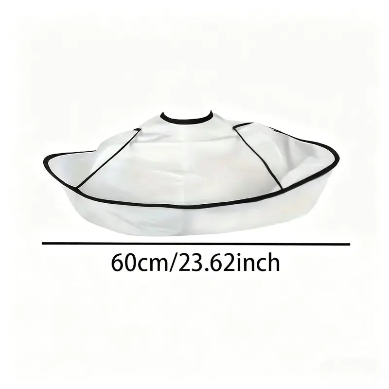 Portable Waterproof Hair Cutting Cape, Hair Catcher Bib