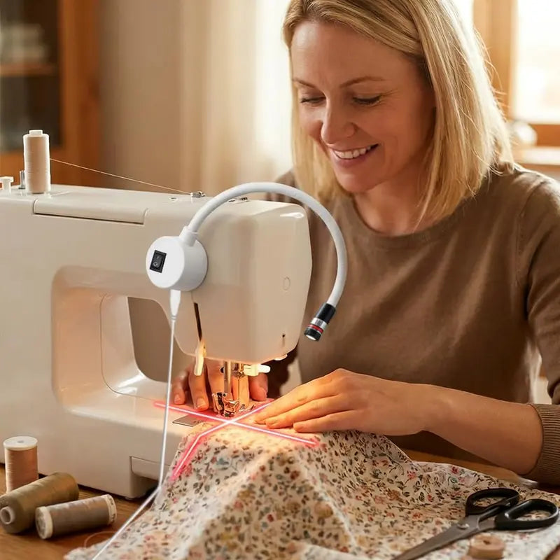 Magnetic Positioning Quilting Light for Sewing Machines