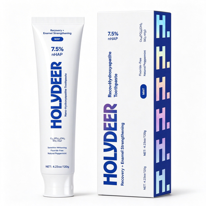 Nano-Hydroxyapatite Toothpaste, Mint, 7.5% nHAP, Fluoride-Free