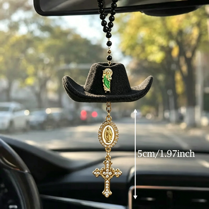 St. Jude Car Blessing Charm. Handmade Protection Gift Decoration Car Trinkets